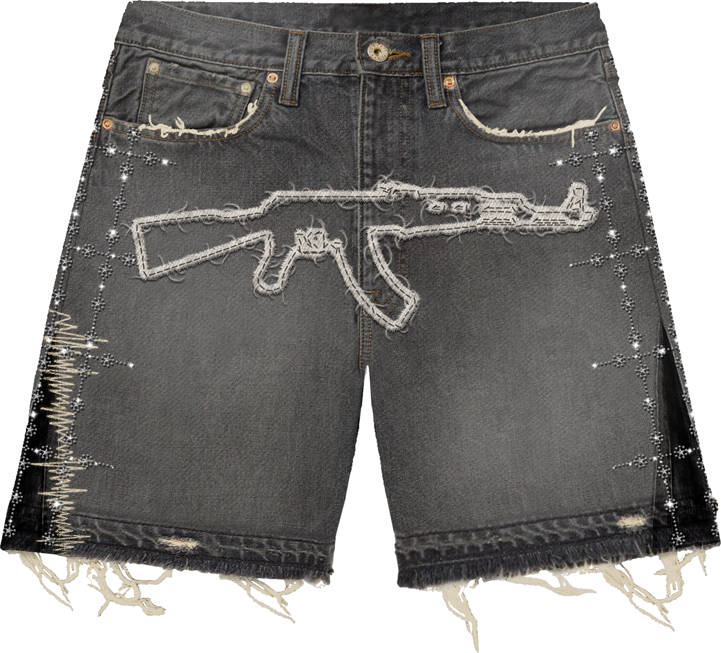 AK DENIM SHORTS